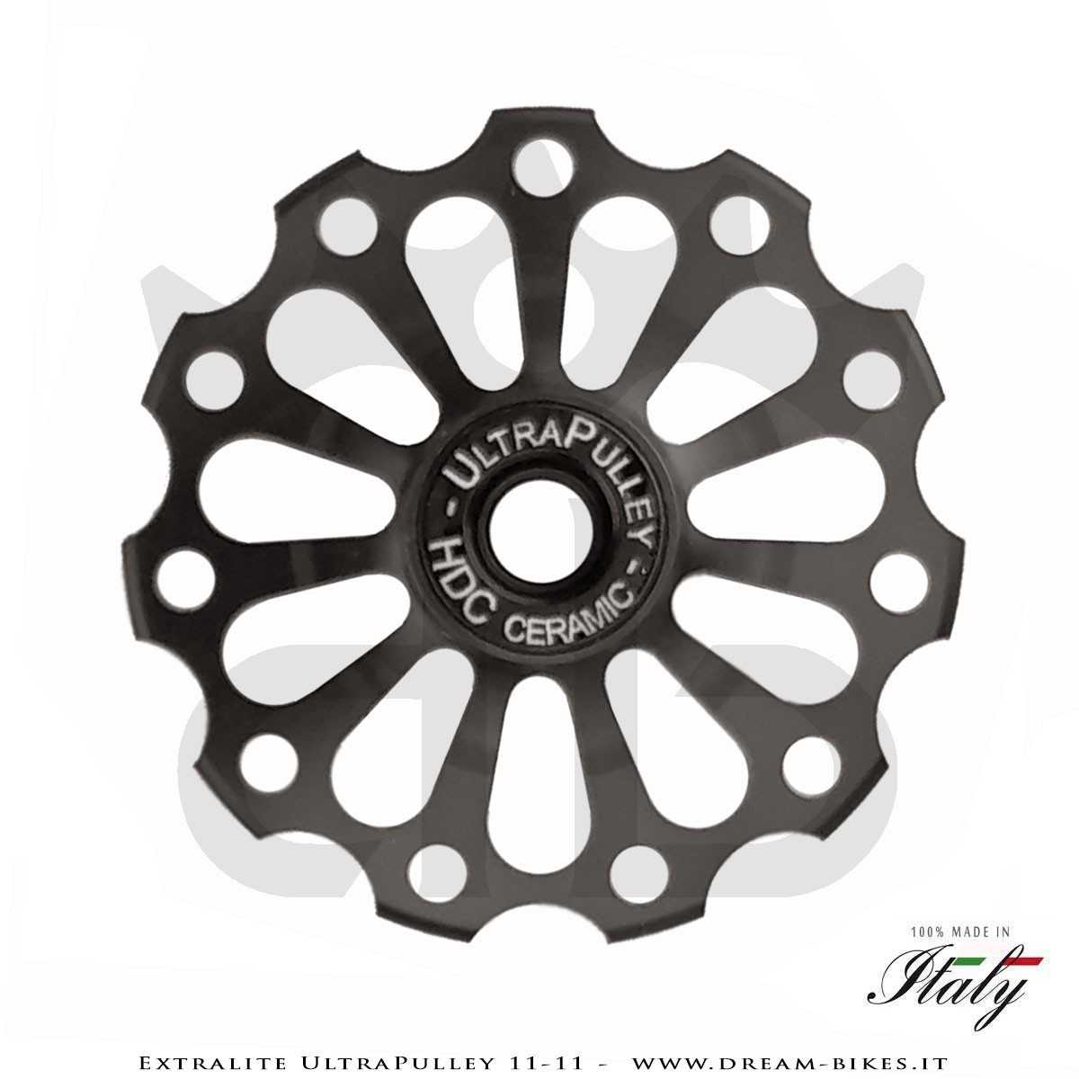 Extralite UltraPulley 11-11 Ultralight 11 Teeth Ceramic Jockey Wheels, Sram, Shimano, Campagnolo