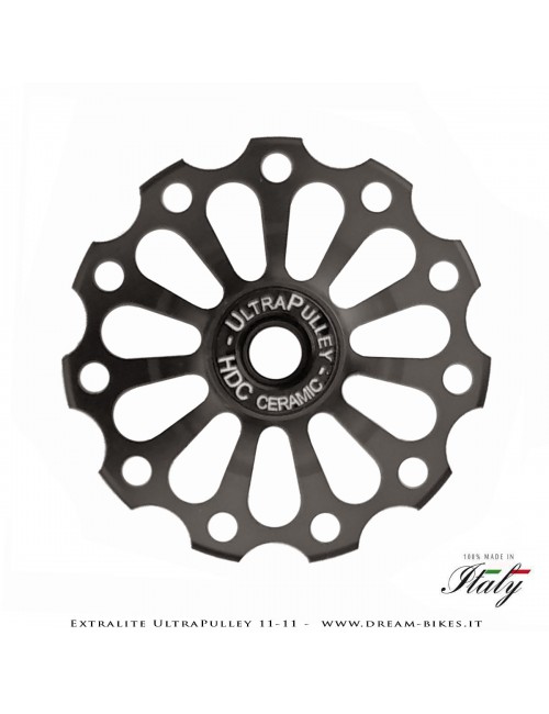 Extralite UltraPulley 11-11 Pulegge Cambio Ceramiche Ultralggere 11 Denti Sram, Shimano, Campagnolo