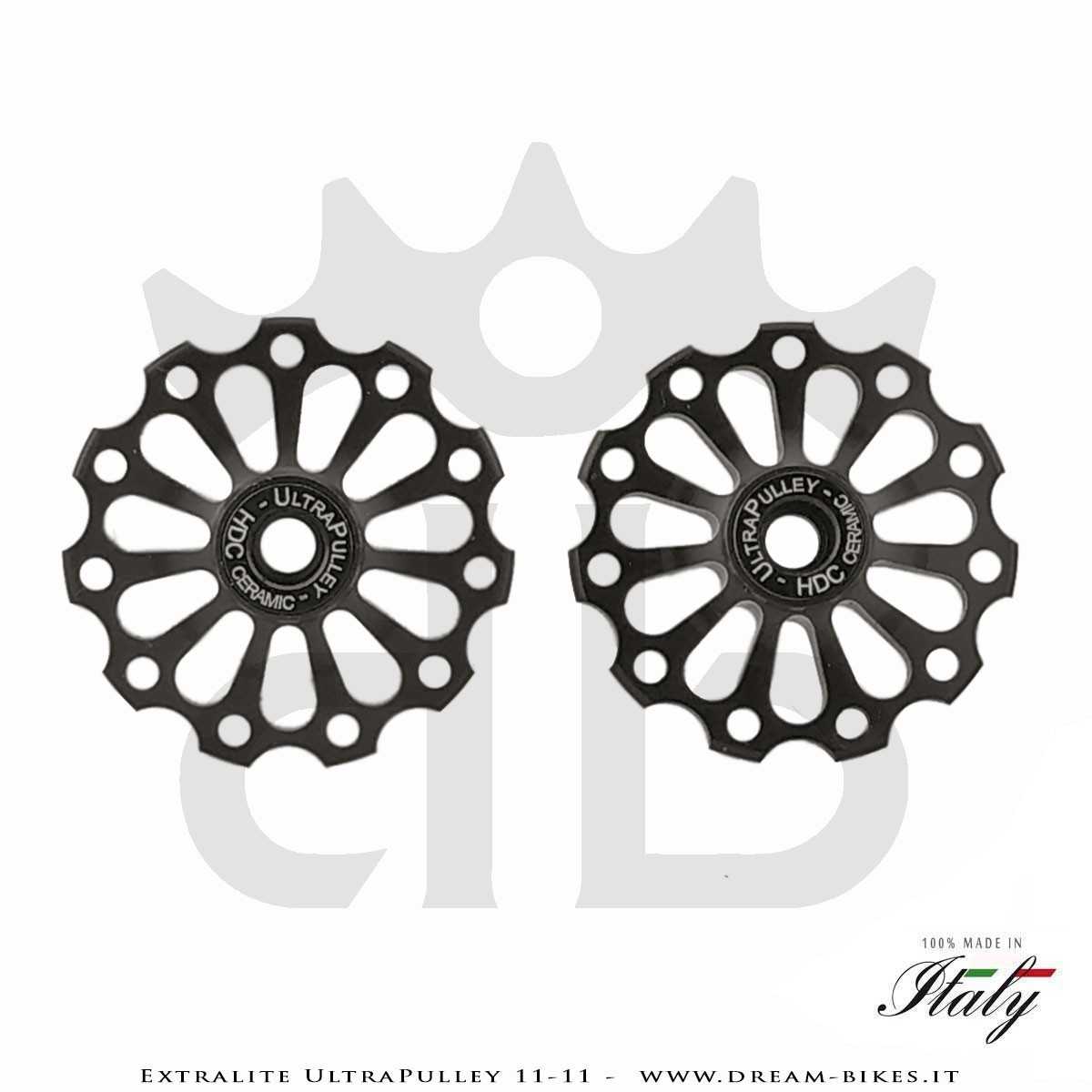 Extralite UltraPulley 11-11 Ultralight 11 Teeth Ceramic Jockey Wheels, Sram, Shimano, Campagnolo