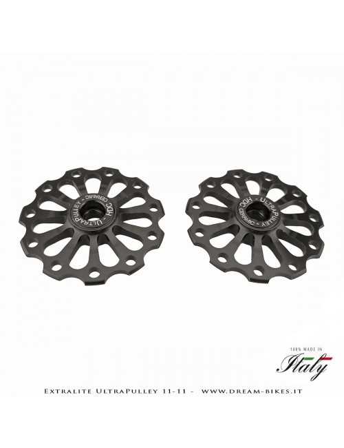 Extralite UltraPulley 11-11 Ultralight 11 Teeth Ceramic Jockey Wheels, Sram, Shimano, Campagnolo