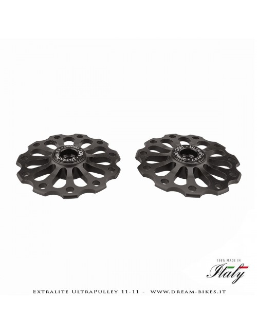 Extralite UltraPulley 11-11 Pulegge Cambio Ceramiche Ultralggere 11 Denti Sram, Shimano, Campagnolo