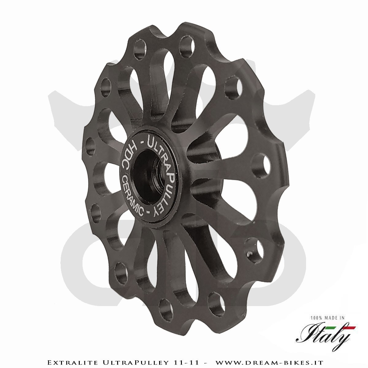 Extralite UltraPulley 11-11 Pulegge Cambio Ceramiche Ultralggere 11 Denti Sram, Shimano, Campagnolo