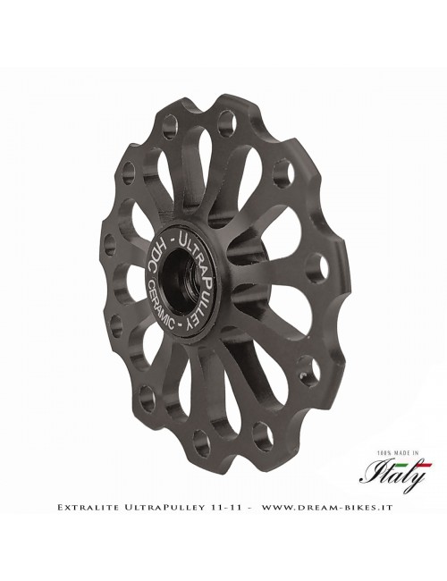 Extralite UltraPulley 11-11 Pulegge Cambio Ceramiche Ultralggere 11 Denti Sram, Shimano, Campagnolo