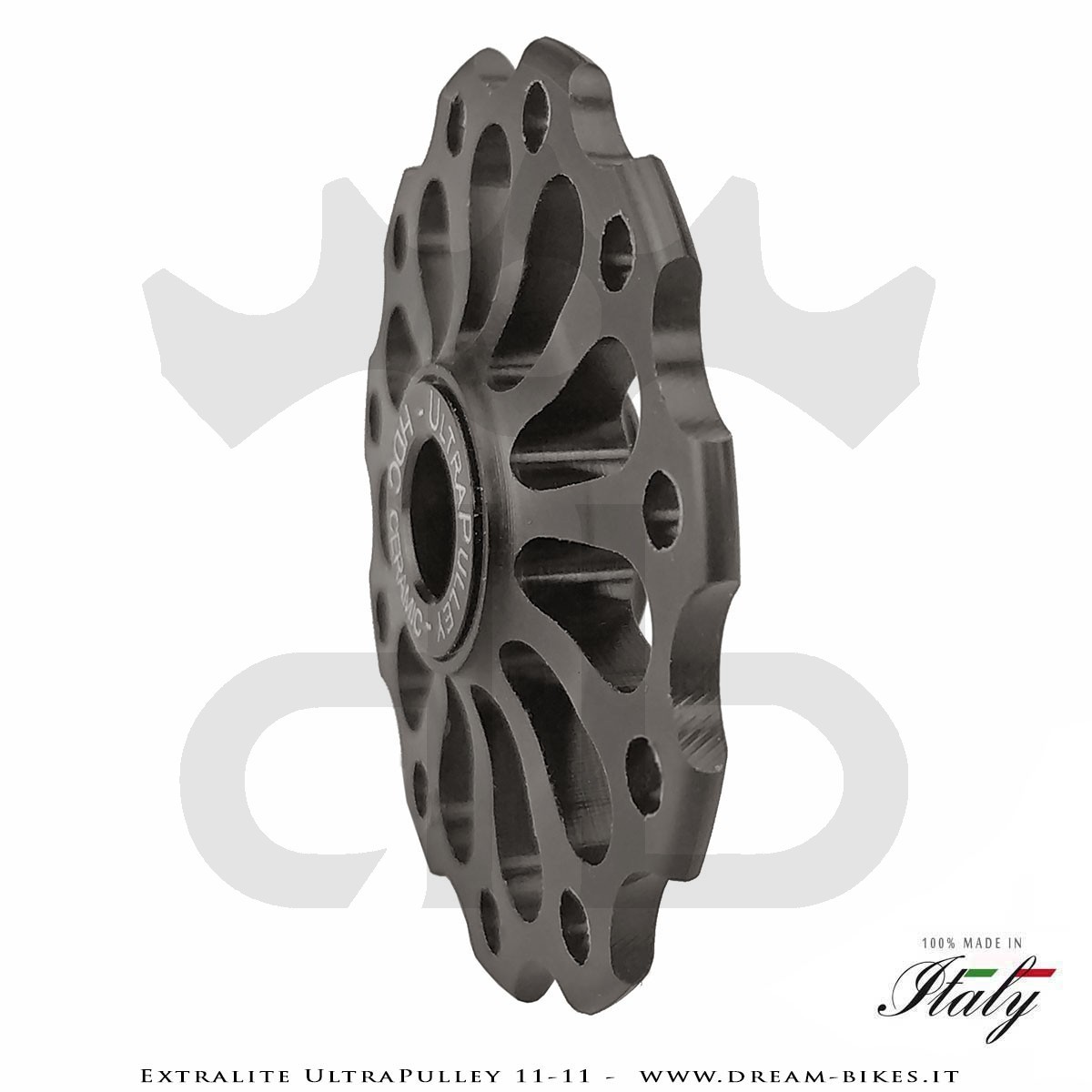Extralite UltraPulley 11-11 Pulegge Cambio Ceramiche Ultralggere 11 Denti Sram, Shimano, Campagnolo