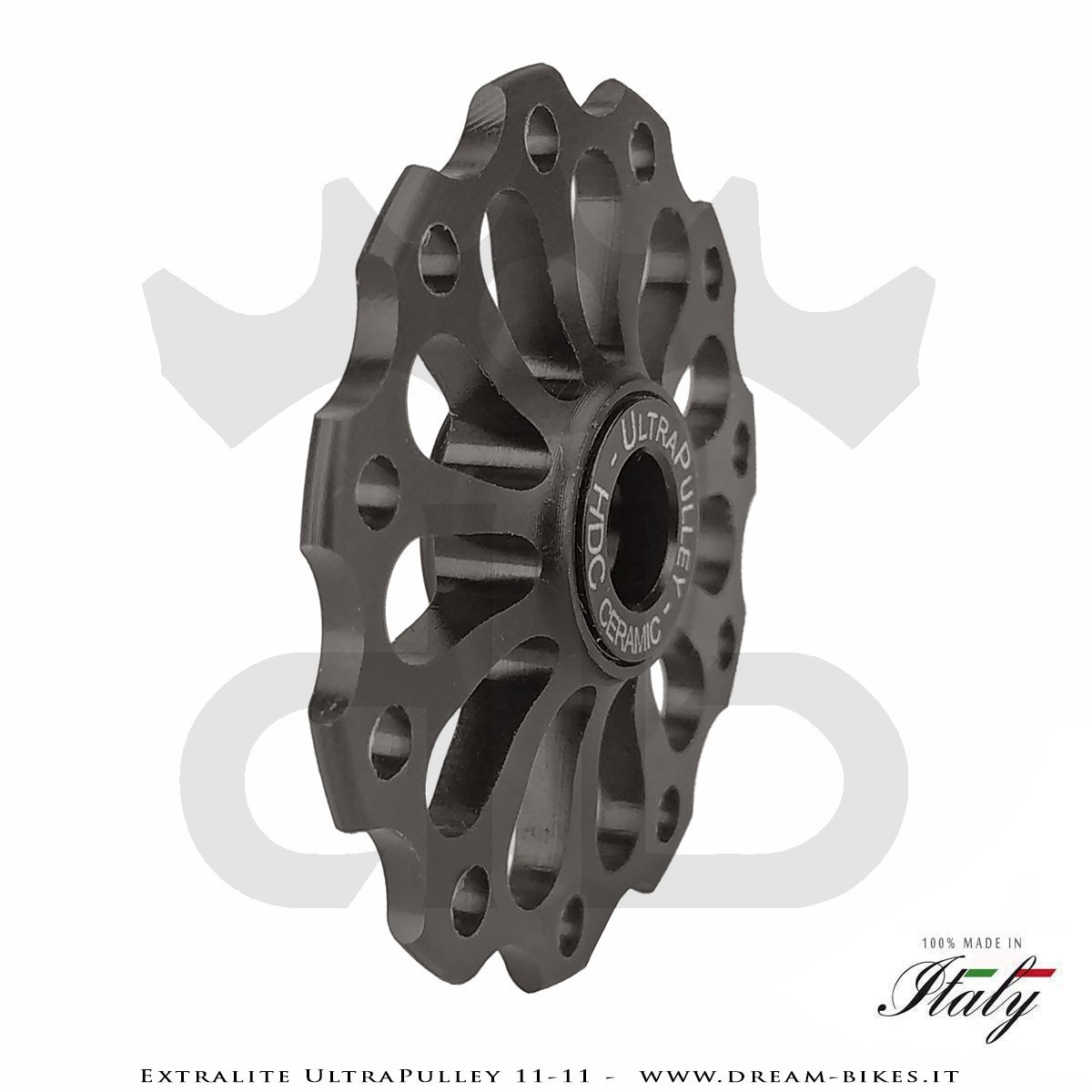 Extralite UltraPulley 11-11 Pulegge Cambio Ceramiche Ultralggere 11 Denti Sram, Shimano, Campagnolo