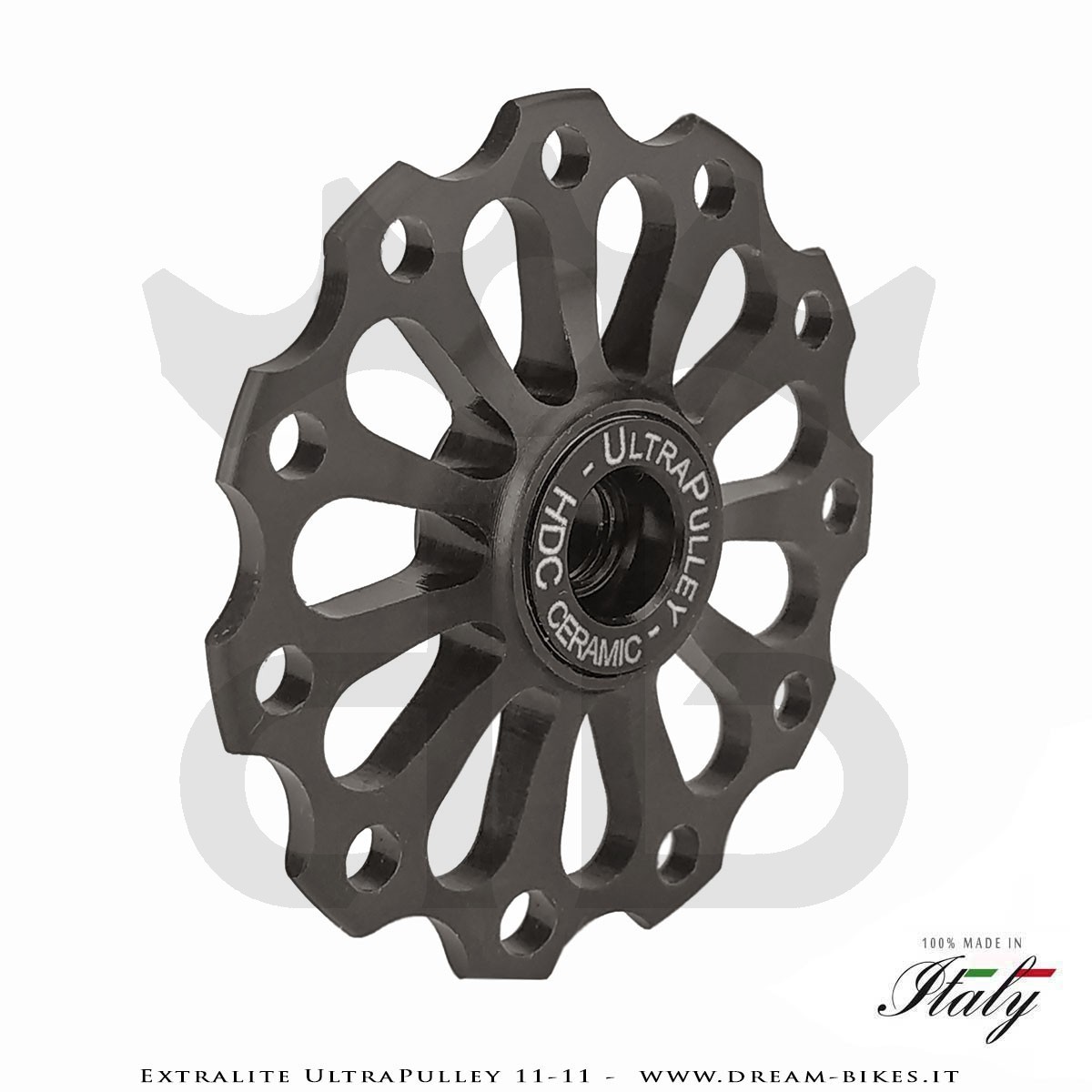 Extralite UltraPulley 11-11 Pulegge Cambio Ceramiche Ultralggere 11 Denti Sram, Shimano, Campagnolo