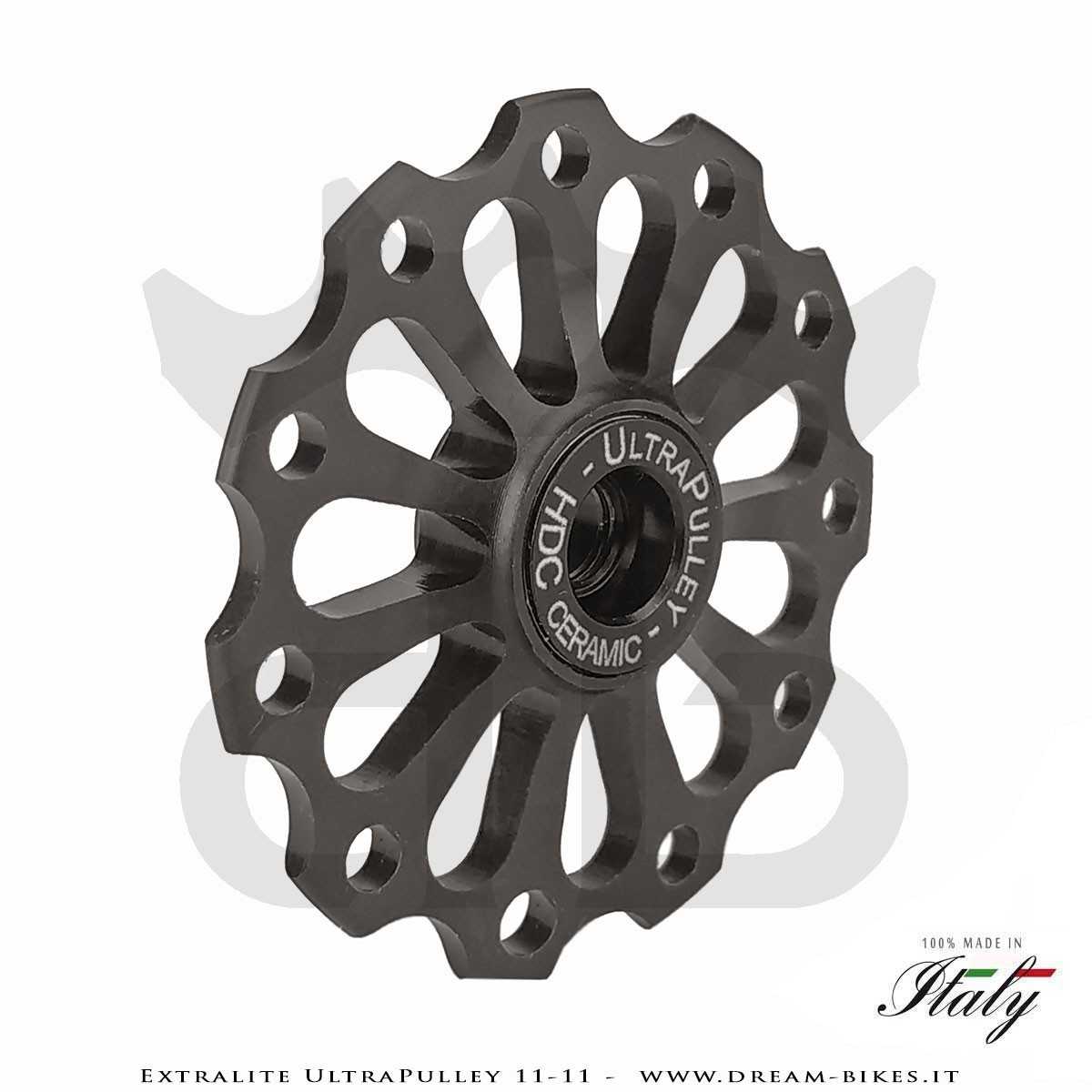 Extralite UltraPulley 11-11 Ultralight 11 Teeth Ceramic Jockey Wheels, Sram, Shimano, Campagnolo