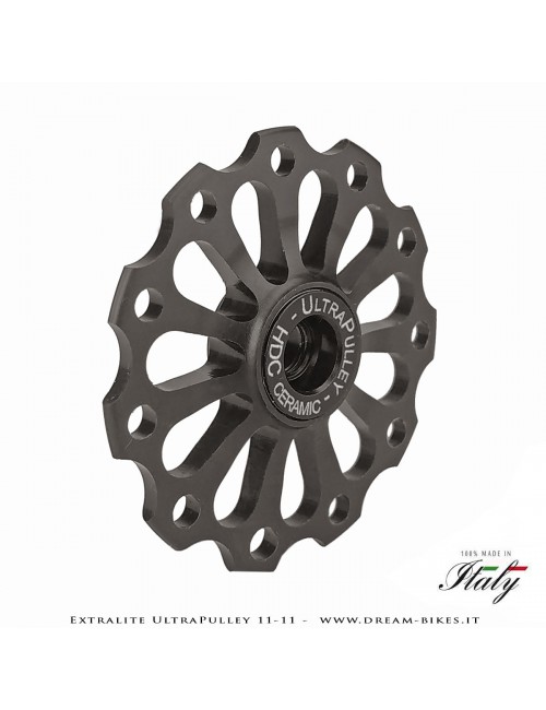 Extralite UltraPulley 11-11 Pulegge Cambio Ceramiche Ultralggere 11 Denti Sram, Shimano, Campagnolo