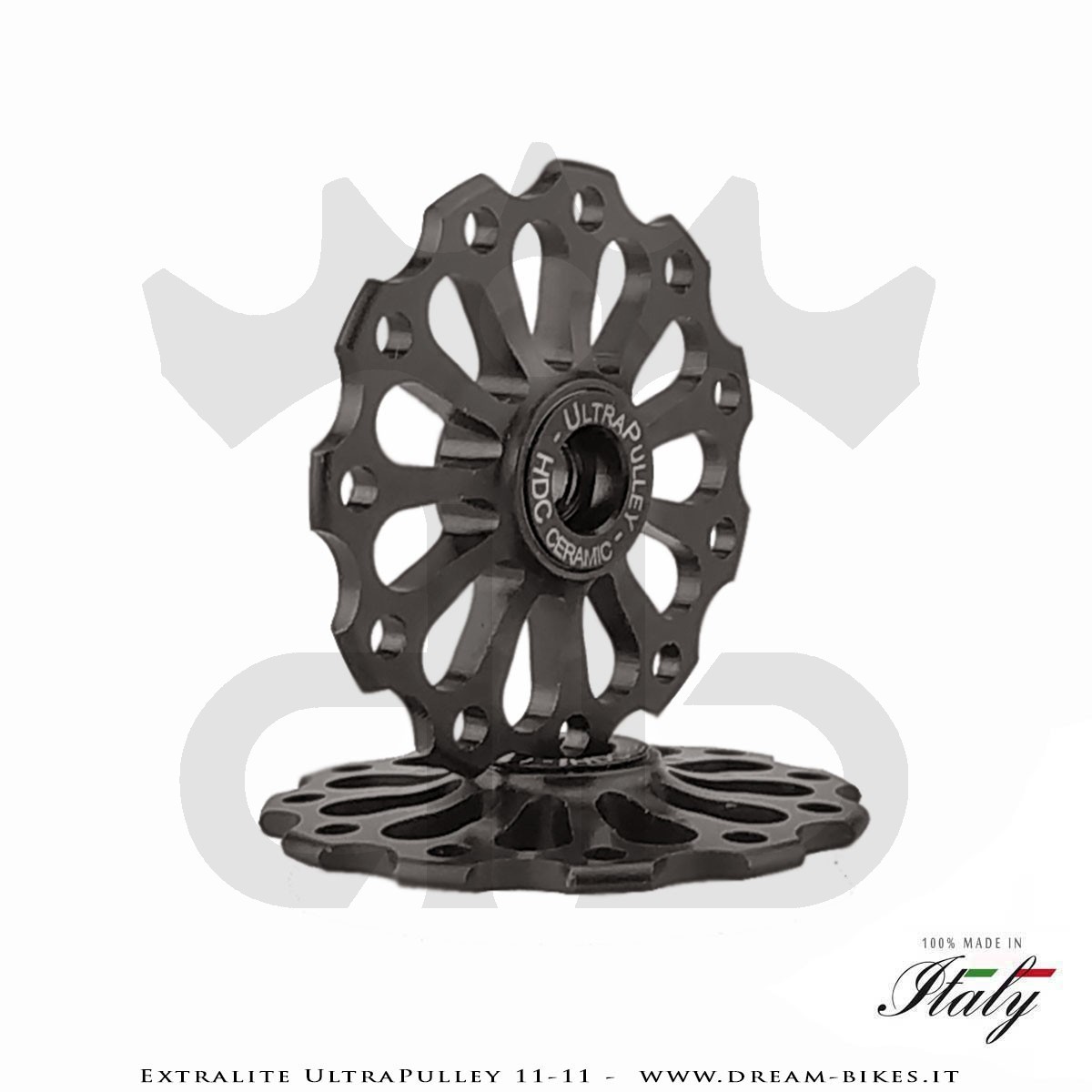 Extralite UltraPulley 11-11 Pulegge Cambio Ceramiche Ultralggere 11 Denti Sram, Shimano, Campagnolo