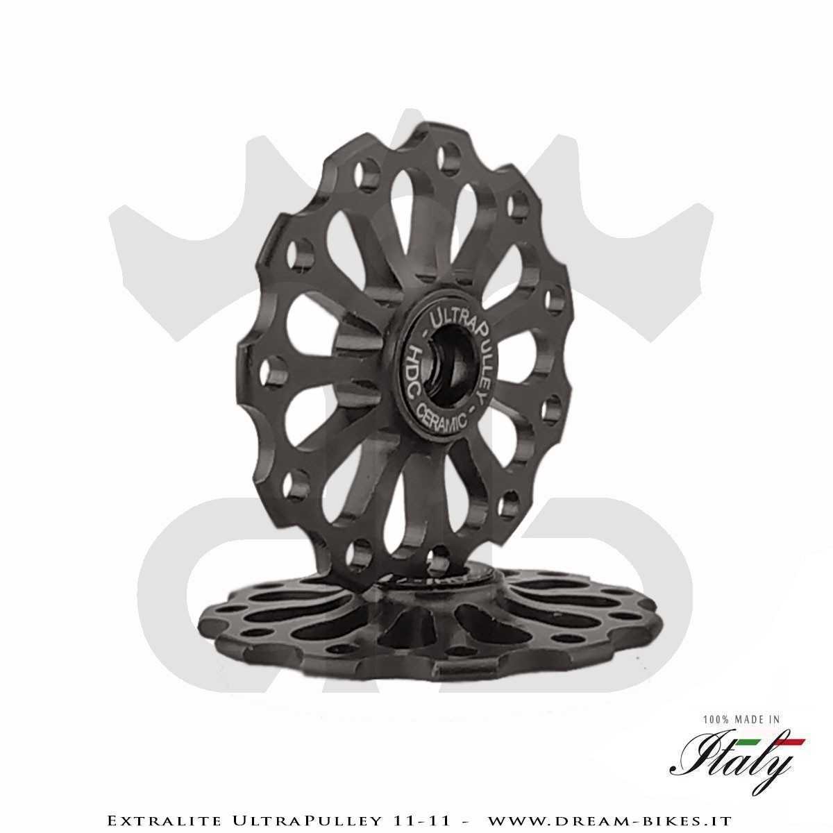 Extralite UltraPulley 11-11 Ultralight 11 Teeth Ceramic Jockey Wheels, Sram, Shimano, Campagnolo