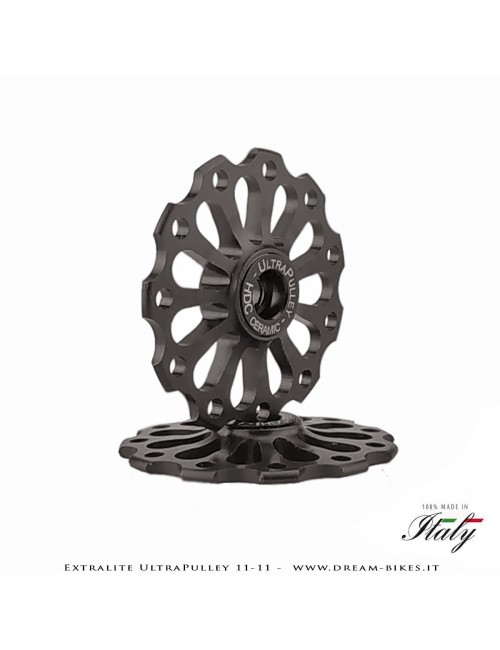 Extralite UltraPulley 11-11 Pulegge Cambio Ceramiche Ultralggere 11 Denti Sram, Shimano, Campagnolo