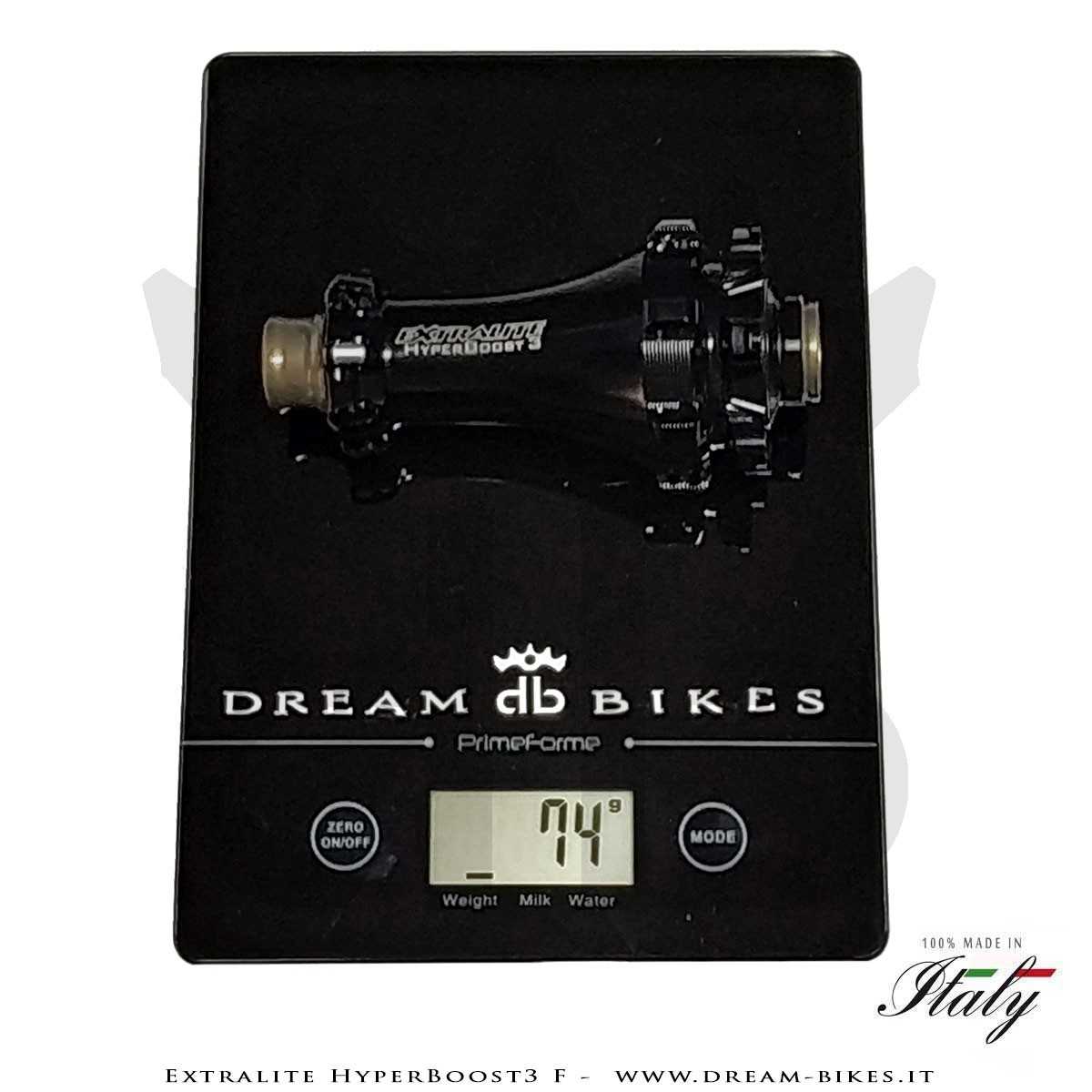Extralite HyperBoost3 F MTB Boost Front Hub 74 gr.