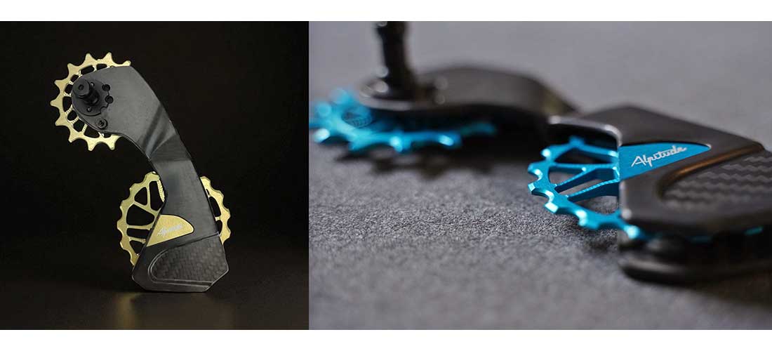 Alpitude Brandtal ODC - Gabbia Cambio Completa Carbon 12v con Pulegge Oversize e Cuscinetti Ceramici - Da 69 gr.