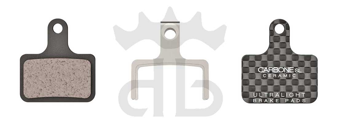 AMP Pastiglie Freno Carbone SL Ceramic - Shimano Dura-Ace - Ultegra - XTR M9100 - 7.8 gr