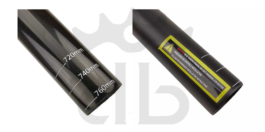 BERG Hrunting Curva Manubrio Carbon MTB Flat 9° 105 gr.