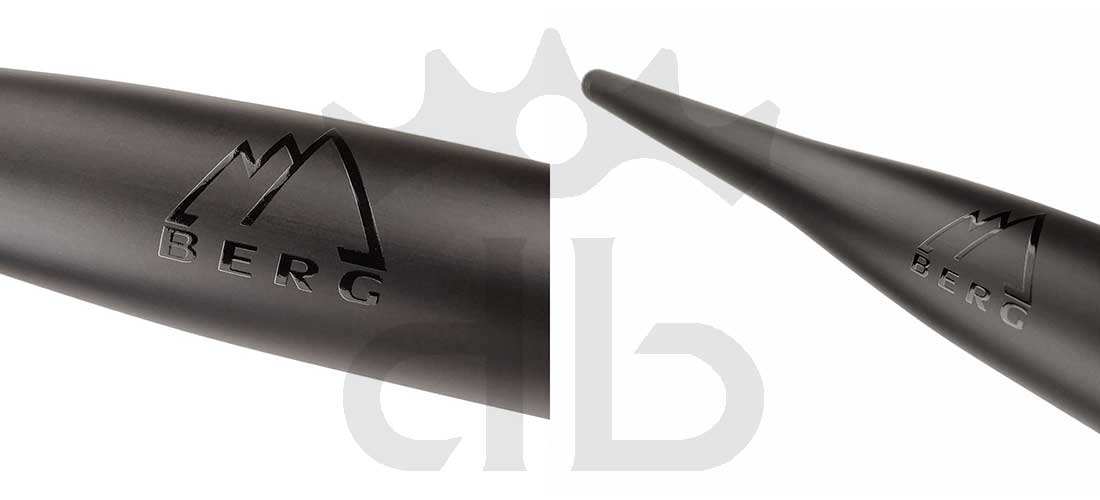 BERG Hrunting Curva Manubrio Carbon MTB Flat 9° 105 gr.