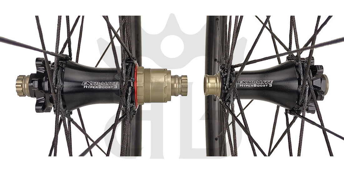 Ruote 29" Berg Ratheberg 30.6 XC UL - Extralite HyperBoost3 - Berd Dyneema - 895 gr.