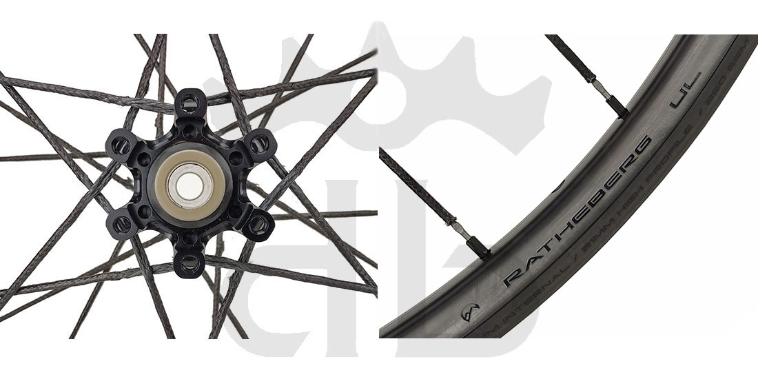 Ruote 29" Berg Ratheberg 30.6 XC UL - Extralite HyperBoost3 - Berd Dyneema - 895 gr.