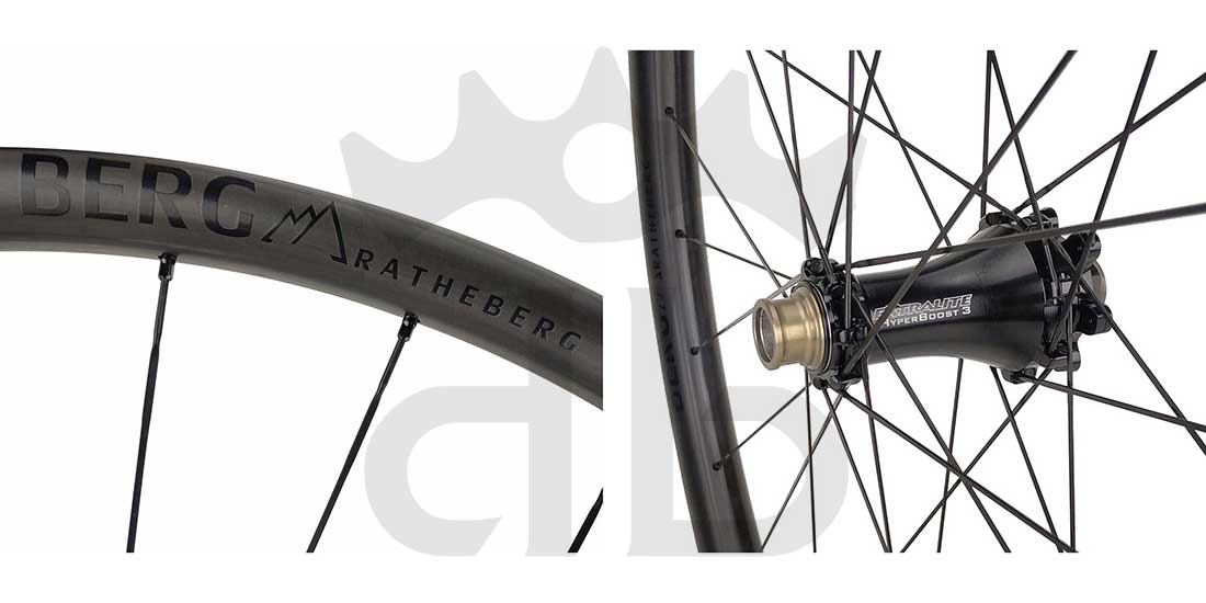 Ruote 29" Berg Ratheberg 30 XC SL - Extralite HyperBoost3 - Alpina Hyperlite - 1070 gr.
