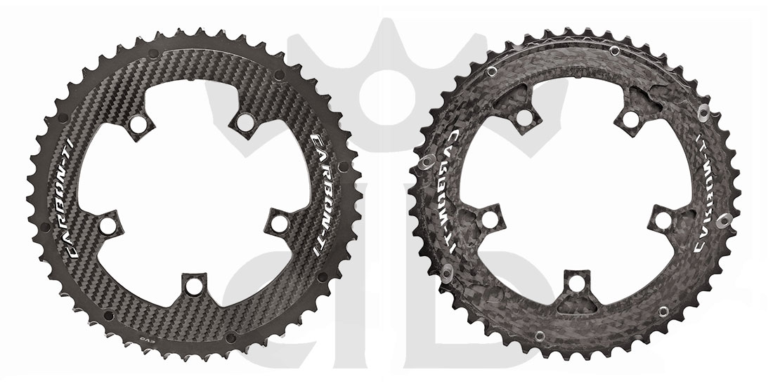 Carbon-Ti X-CarboRing EVO BCD 110 mm (5 Bracci) Corona Ultraleggera In Alluminio/Carbonio