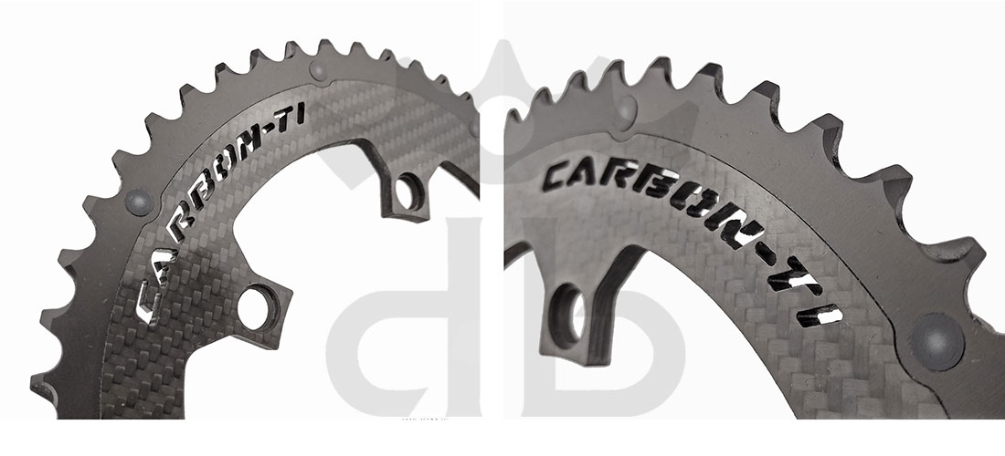 Carbon-Ti X-CarboRing EVO BCD 110 mm (5 Bracci) Corona Ultraleggera In Alluminio/Carbonio