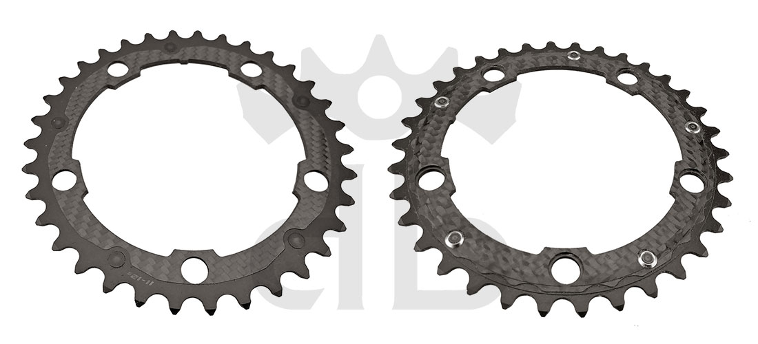 Carbon-Ti X-CarboRing BCD 110 mm (5 Arms) Ultralight Aluminum/Carbon Chainring