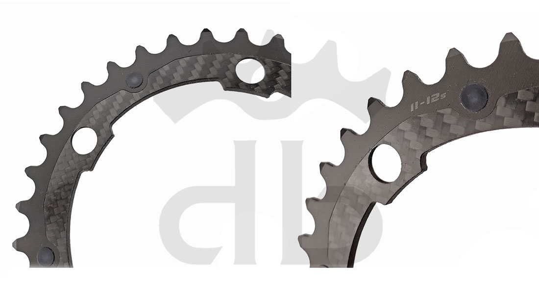 Carbon-Ti X-CarboRing BCD 110 mm (5 Arms) Ultralight Aluminum/Carbon Chainring