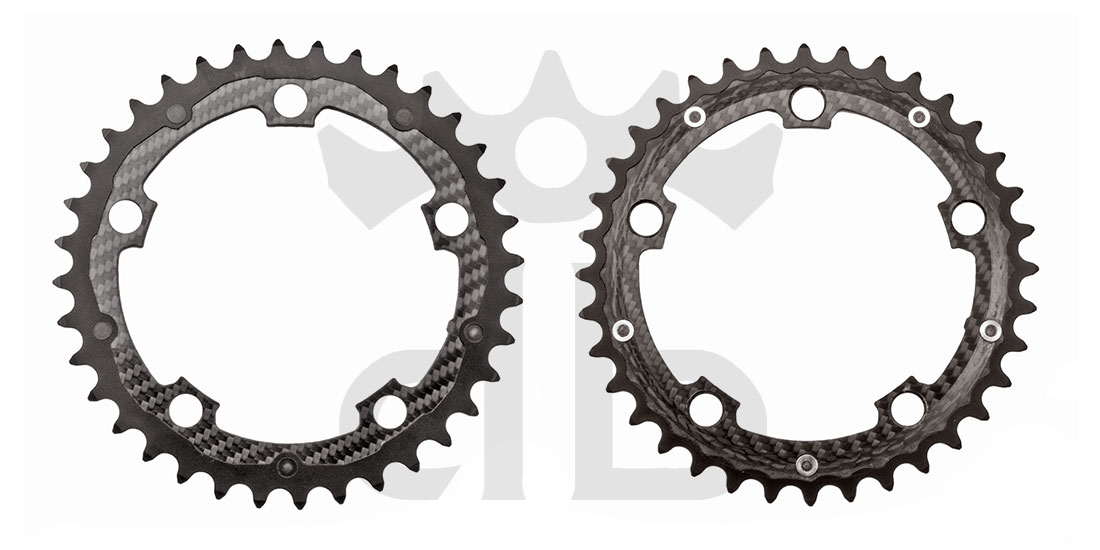 Carbon-Ti X-CarboRing X-AXS BCD 110 mm (5 Bracci) Corona Ultraleggera In Alluminio/Carbonio