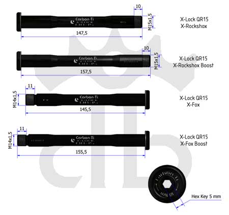 carbon-ti x-lock qr15 carbon-ti x-lock qr15