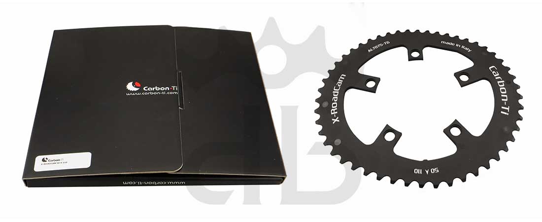 Carbon-Ti X-RoadCam BCD 110 mm (5 Bracci) Corona Asimmetrica