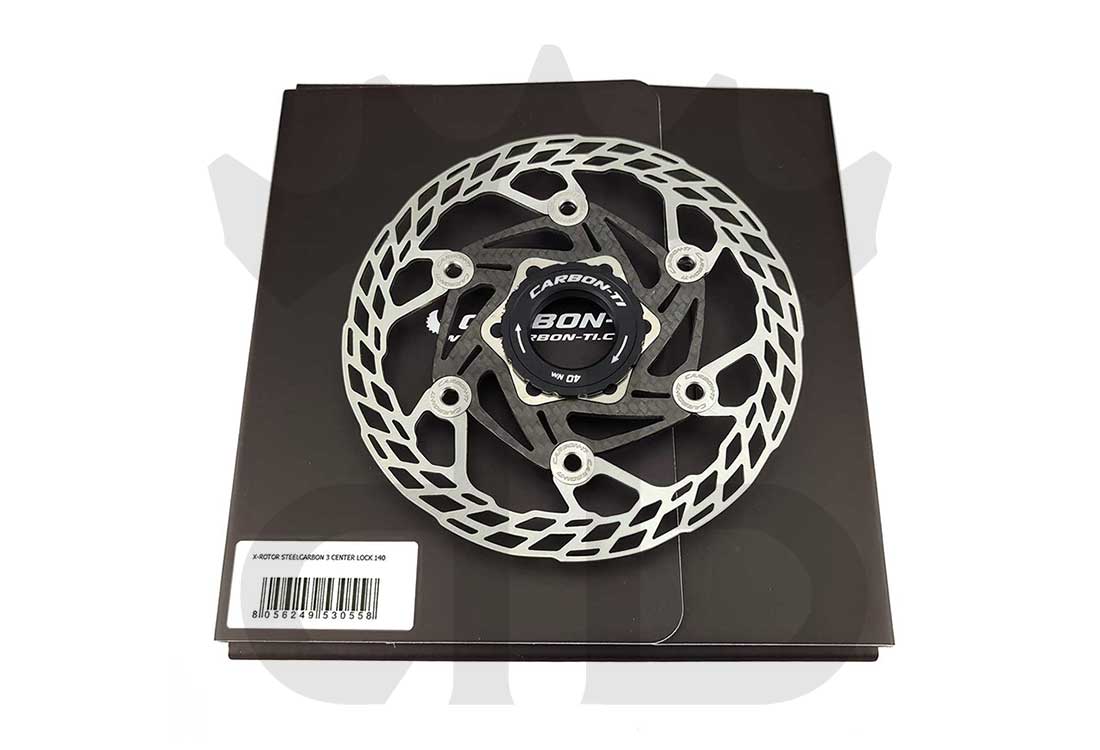 Carbon-Ti X-Rotor SteelCarbon 3 Center Lock Disco Freno