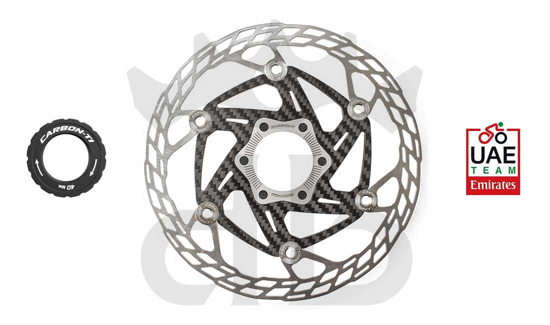 Carbon-Ti X-Rotor SteelCarbon 3 Center Lock Disco Freno