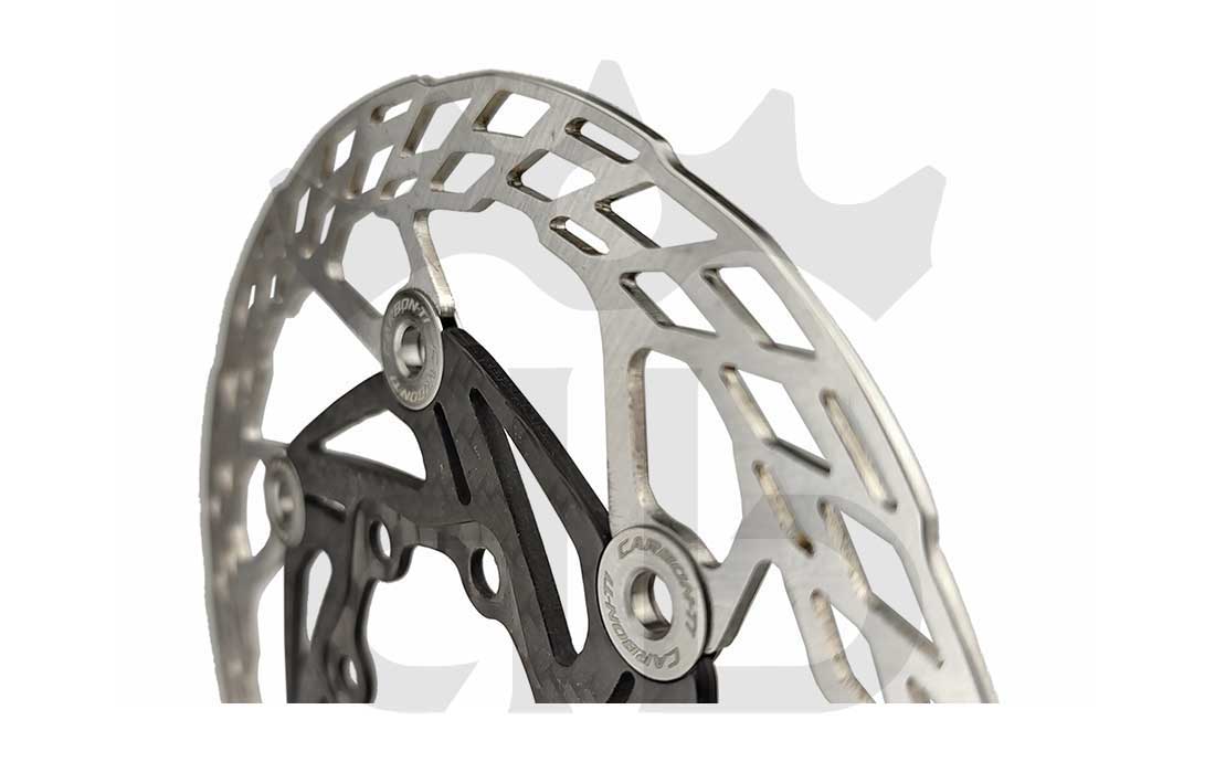 Carbon-Ti X-Rotor SteelCarbon 3 Center Lock Disco Freno