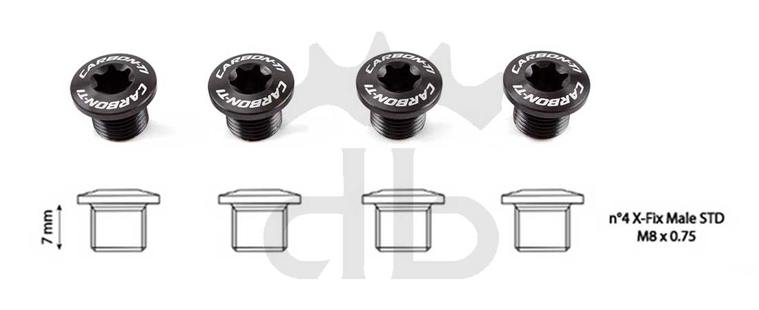 Carbon-Ti X-Fix X-Ring EVO Kit Bussole Corona Ultraleggere