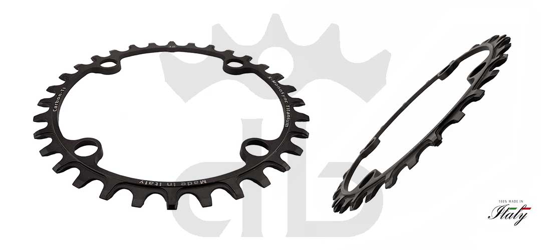 Carbon-Ti X-MonoSync Ti BCD 104 mm Monocorona in Titanio Nera