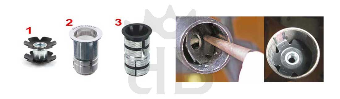Carbon-Ti X-Plug OS 1.1/4" Steerer Expander