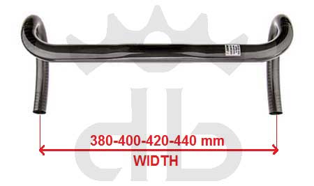 darimo carbon ellipse curva manubrio strada compact