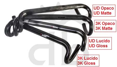 darimo carbon ellipse curva manubrio strada compact