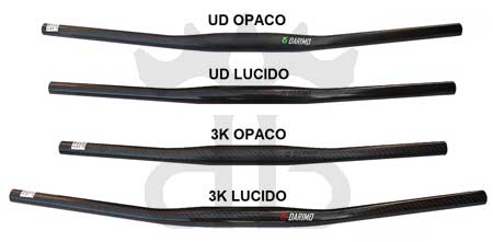 darimo carbon curva manubrio flat 9°