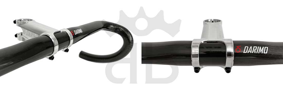 Darimo Carbon IX2AL Attacco Manubrio Ultraleggero In Alluminio CNC