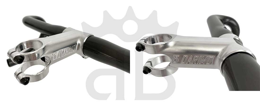 Darimo Carbon IX2AL Attacco Manubrio Ultraleggero In Alluminio CNC