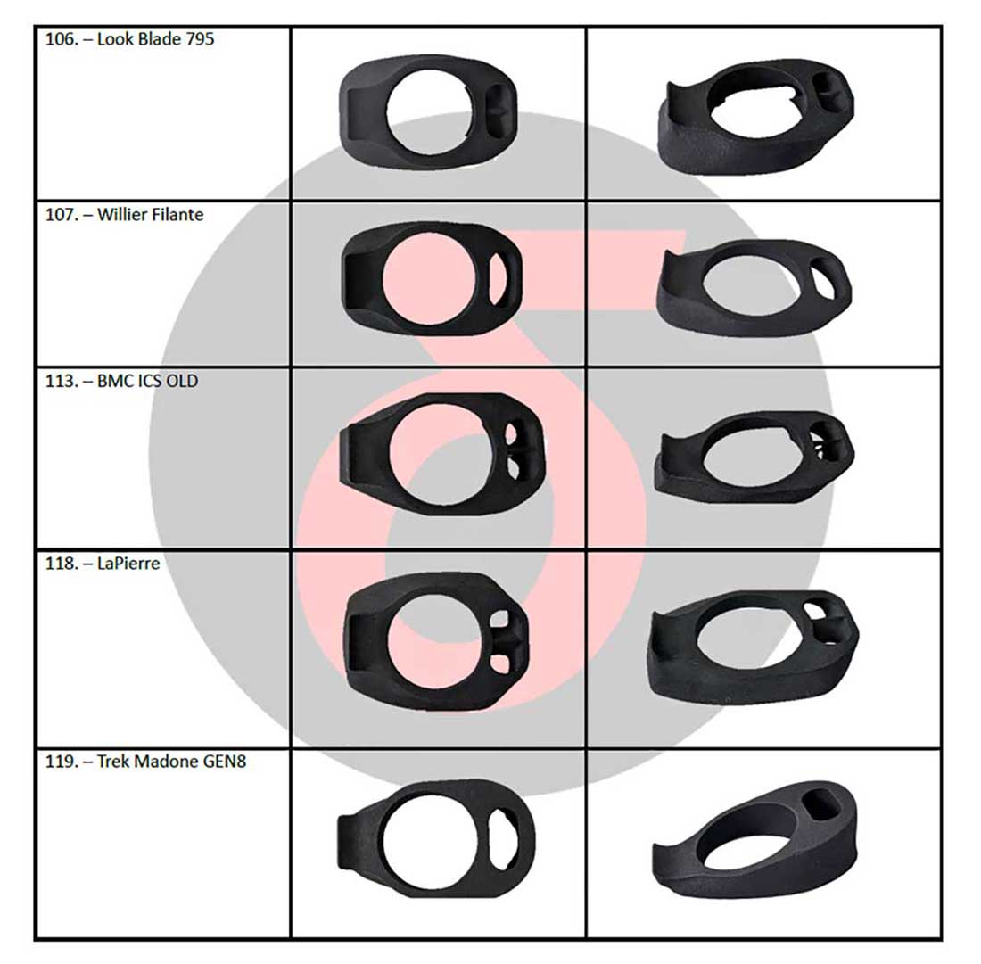 Darimo Carbon Adattatore Passaggio Cavi Interni Per Manubrio Nexum Drag
