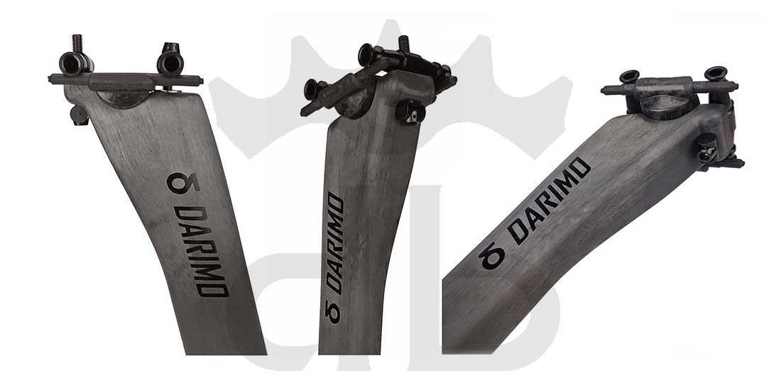 Darimo Carbon T1 Aero Pinarello Dogma F Ultralight Seatpost Straight (0 mm) - Setback (-15 mm)