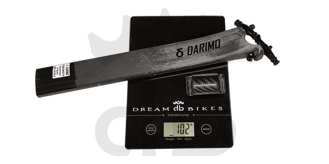Darimo Carbon T1 Aero Pinarello Dogma F Ultralight Seatpost Straight (0 mm) - Setback (-15 mm)