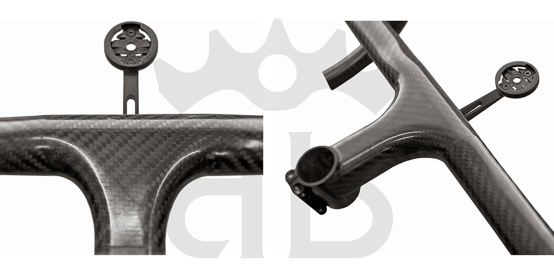 Darimo Carbon Supporto Computer Per Manubrio Integrato Nexum