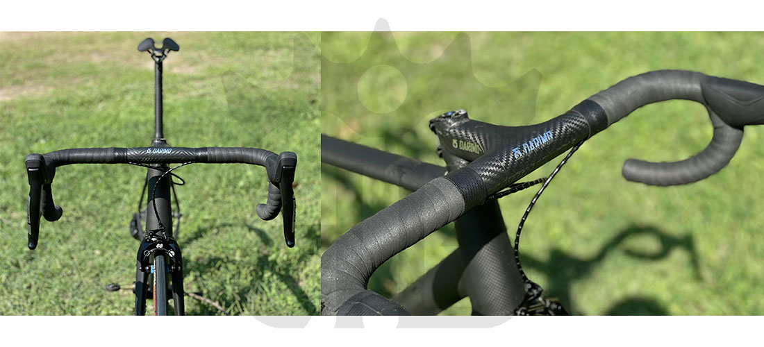 Darimo Carbon Nexum Curva Manubrio Integrata Strada Ultraleggera
