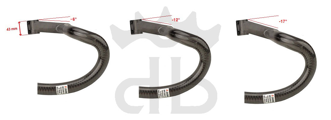 Darimo Carbon Nexum Curva Manubrio Integrata Strada Ultraleggera