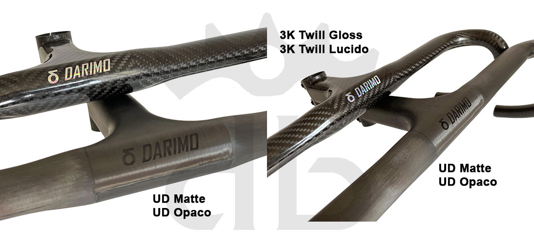 Darimo Carbon Nexum Curva Manubrio Integrata Strada Ultraleggera