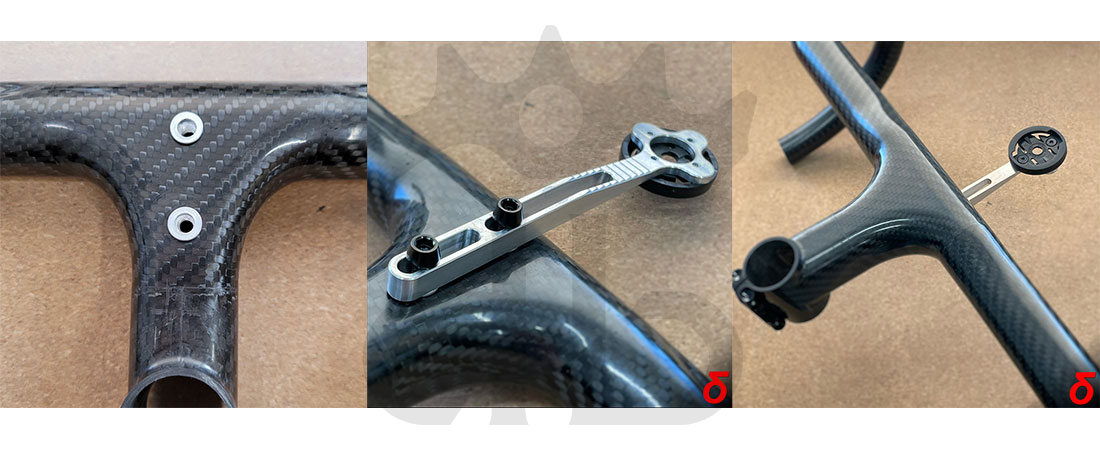 Darimo Carbon Nexum Curva Manubrio Integrata Strada Ultraleggera