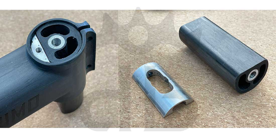 Darimo Carbon Nexum Curva Manubrio Integrata Strada Ultraleggera